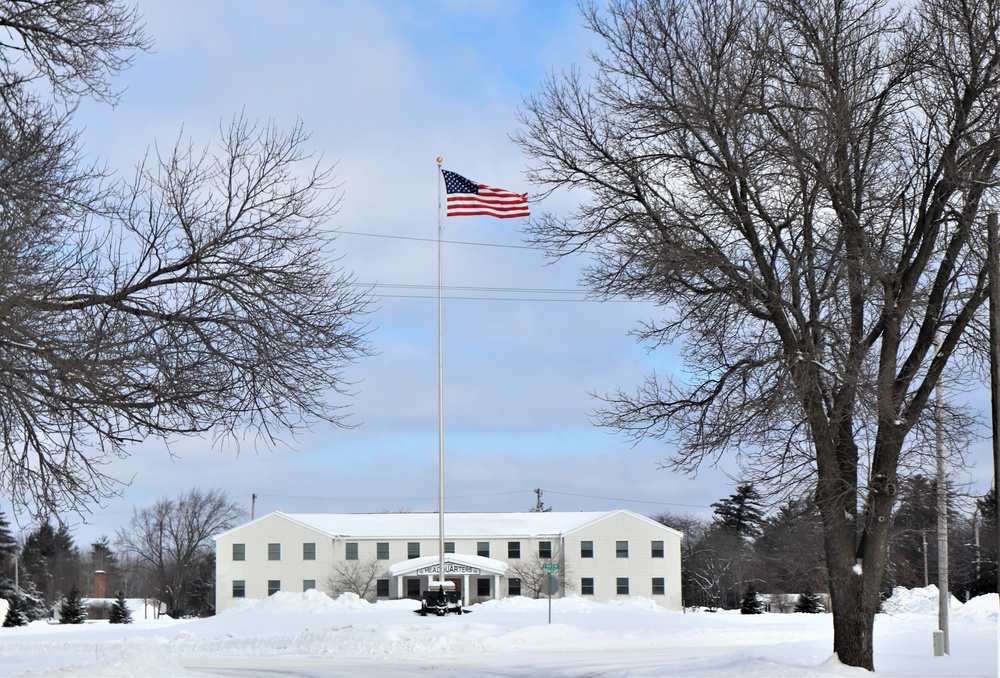 Fort McCoy and the American Flag