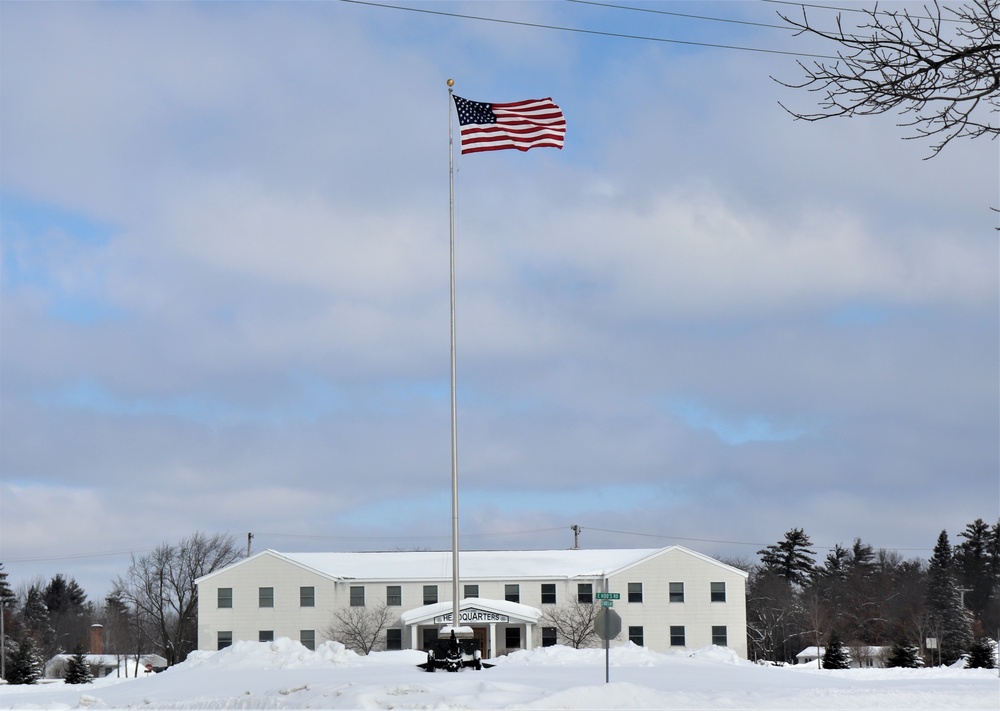 Fort McCoy and the American Flag