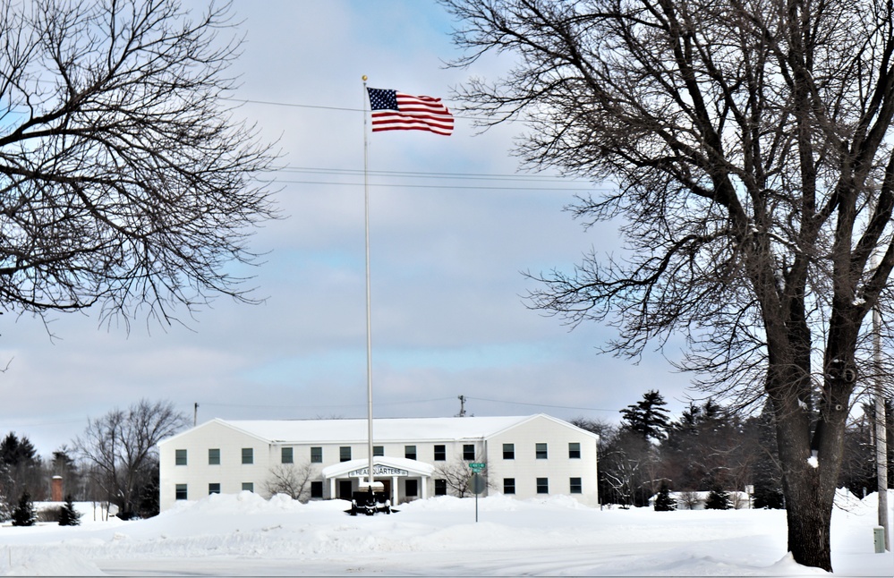 Fort McCoy and the American Flag