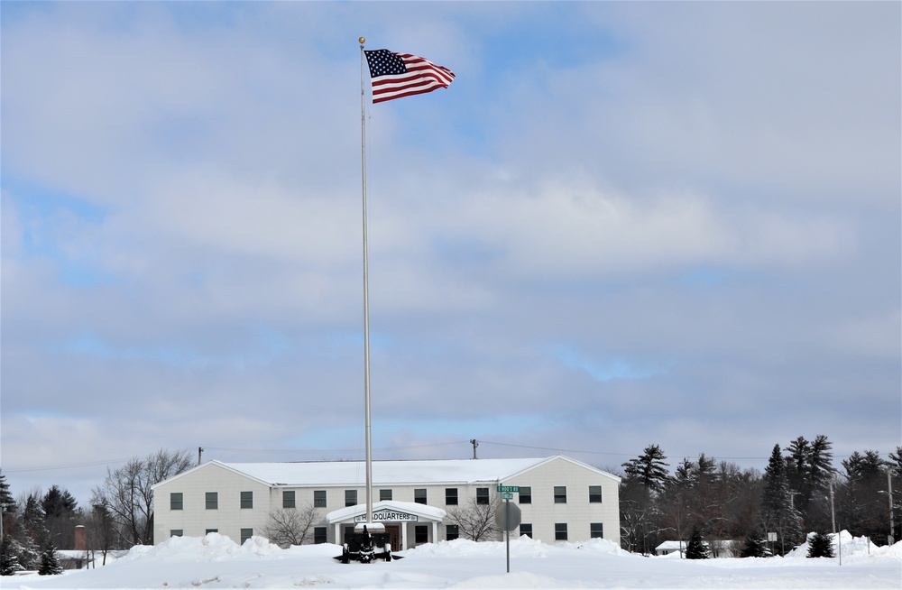 Fort McCoy and the American Flag