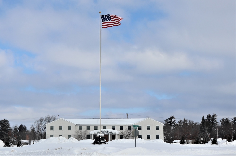 Fort McCoy and the American Flag