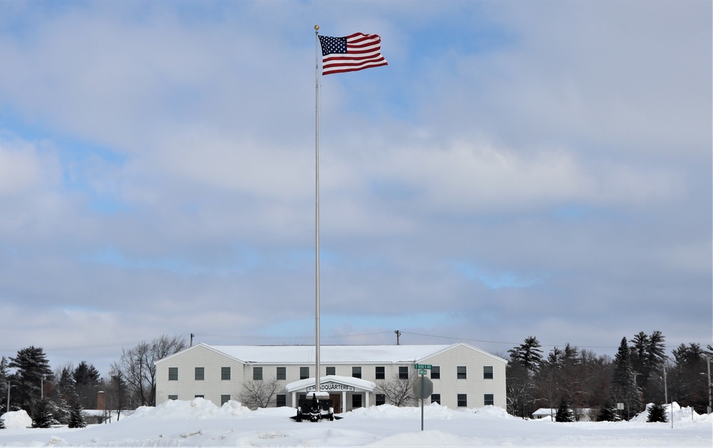 Fort McCoy and the American Flag