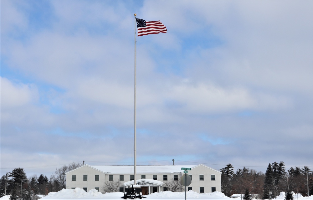 Fort McCoy and the American Flag