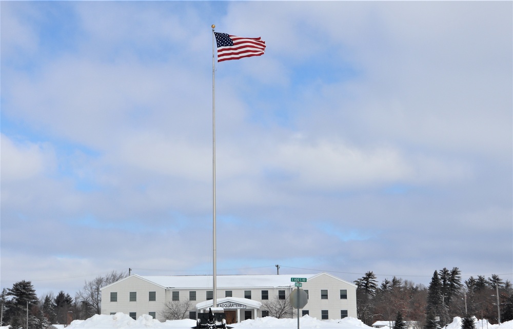 Fort McCoy and the American Flag