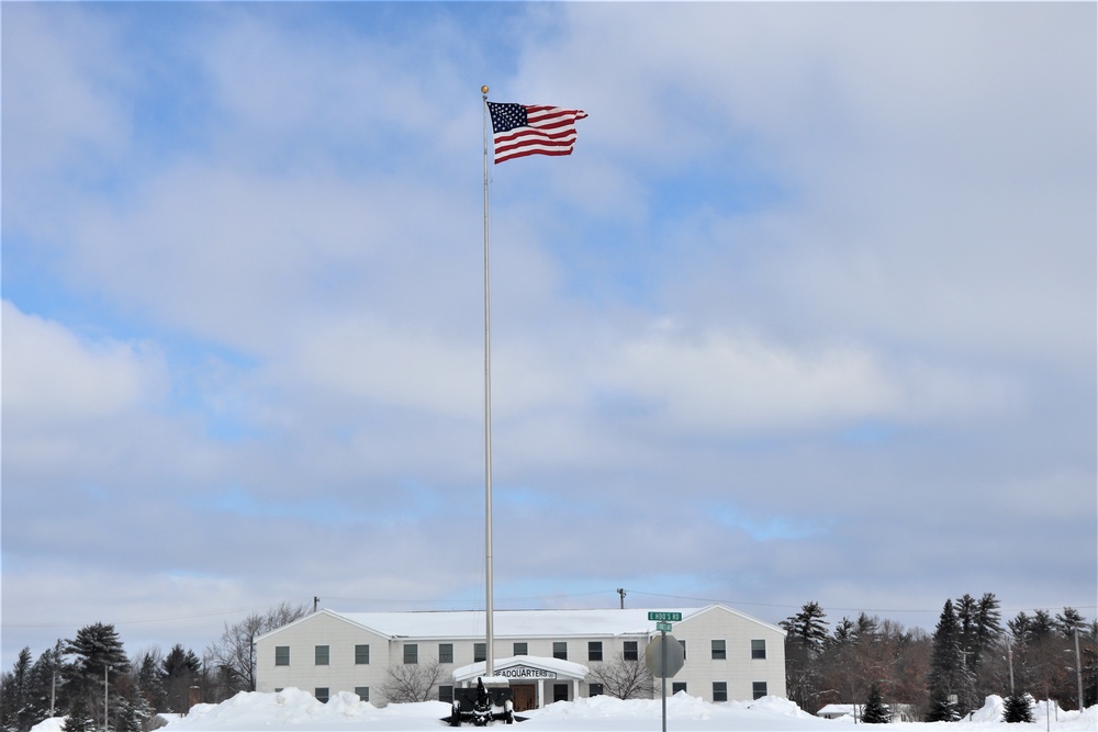 Fort McCoy and the American Flag