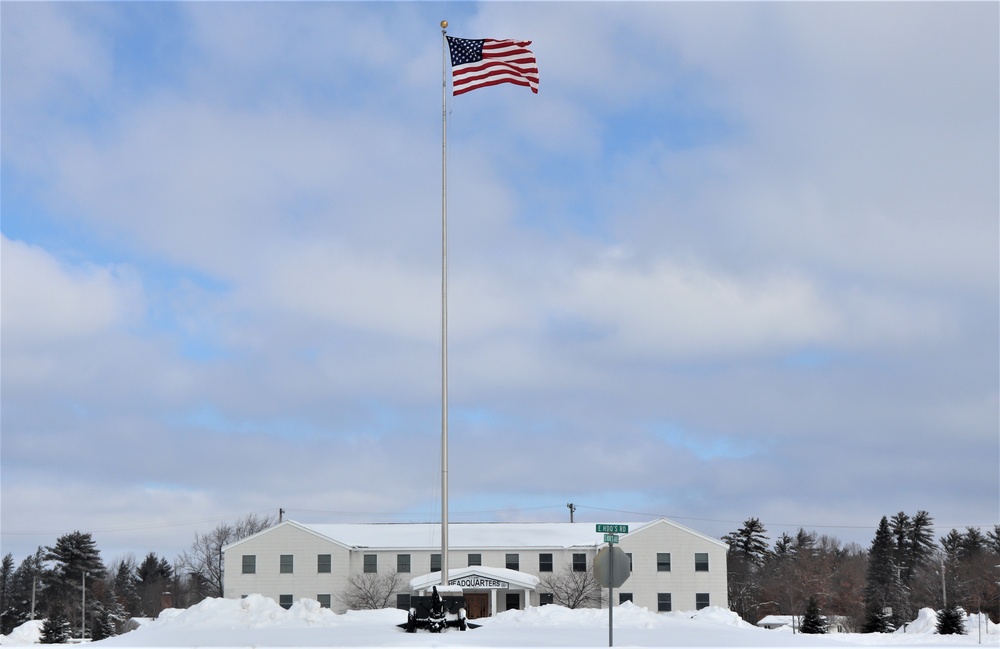 Fort McCoy and the American Flag