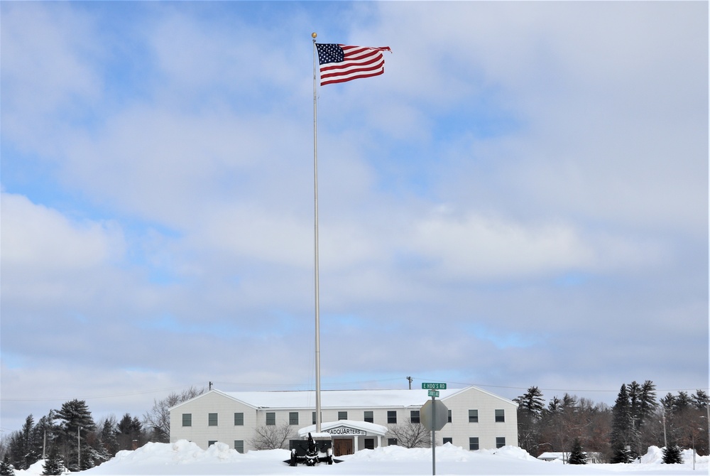 Fort McCoy and the American Flag