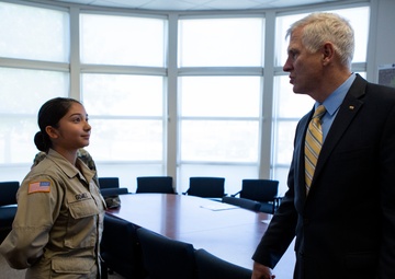 Sen. Tom Umberg visits Sunburst Youth Challenge Academy