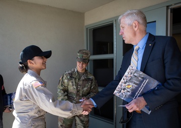 Sen. Tom Umberg visits Sunburst Youth Challenge Academy