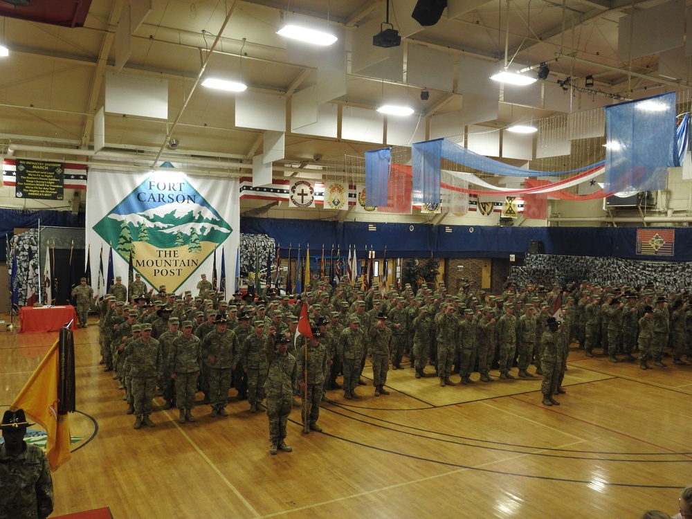 2nd Squadron, 1st Cavalry Regiment commemorates a successful deployment