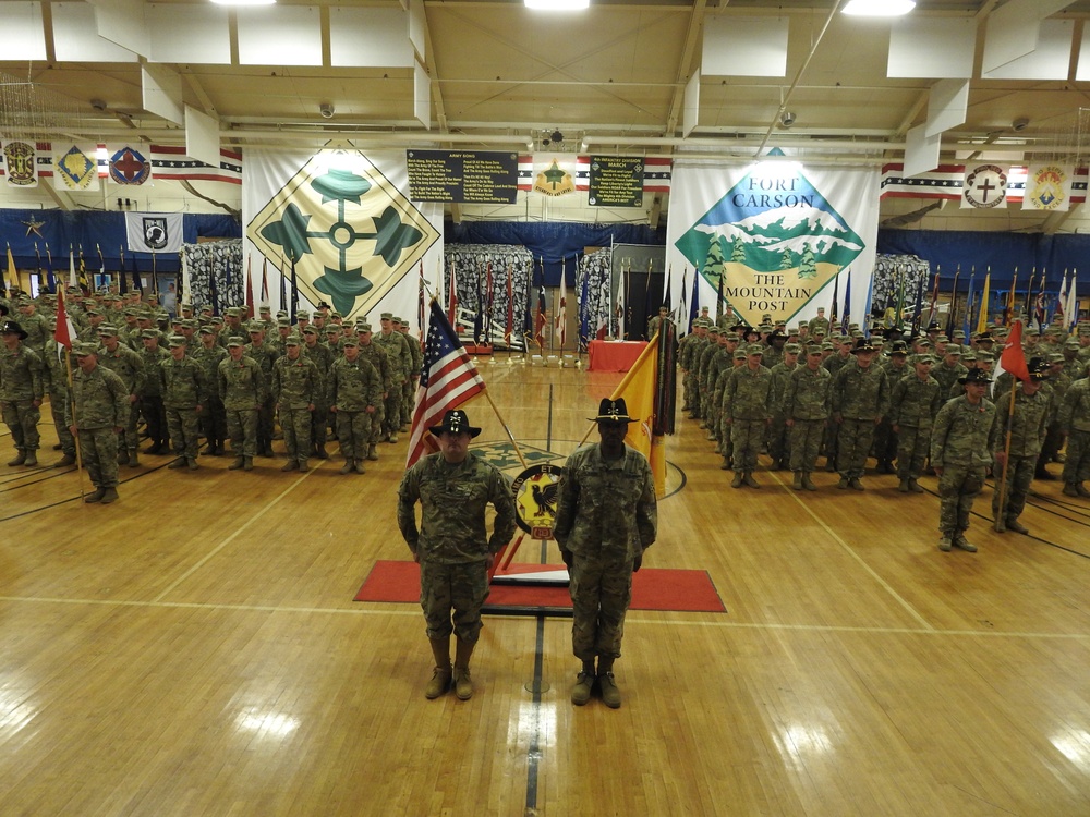 2nd Squadron, 1st Cavalry Regiment commemorates a successful deployment