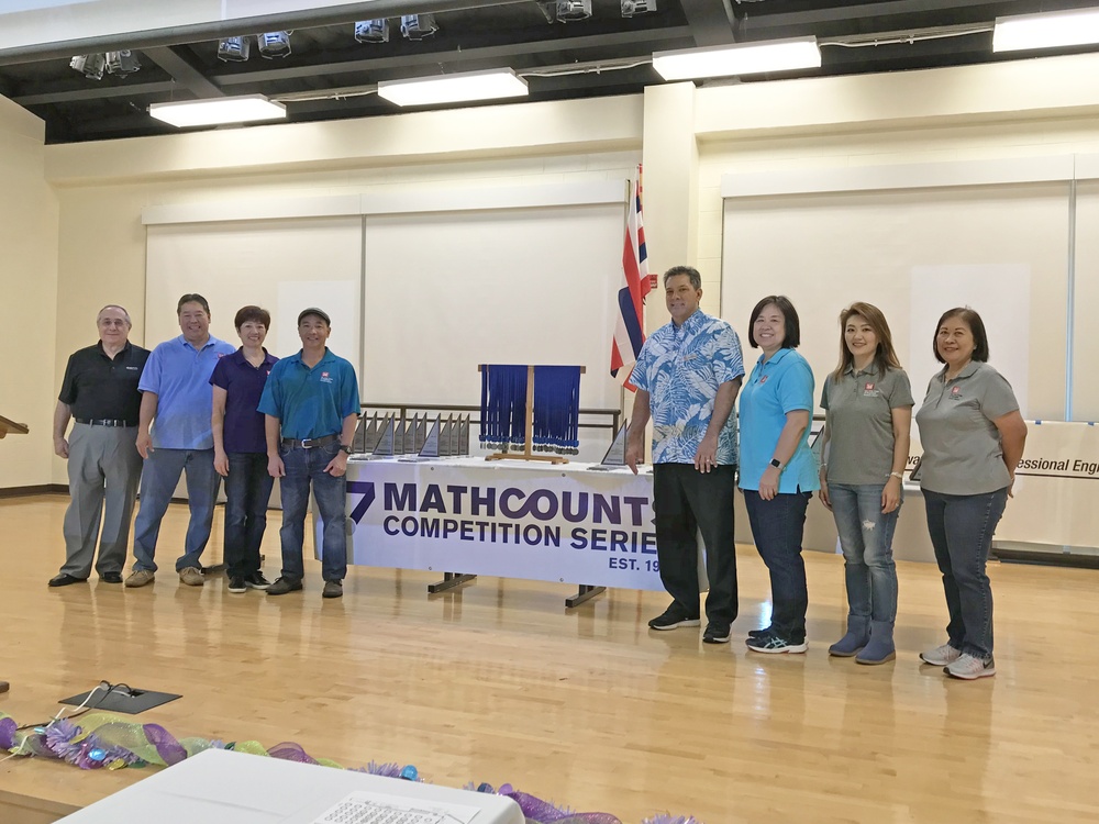 District employees provide manpower for State MATHCOUNTS competition