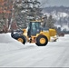 Contractors clear snow at Fort McCoy