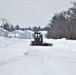 Contractors clear snow at Fort McCoy