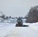 Contractors clear snow at Fort McCoy