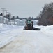 Contractors clear snow at Fort McCoy