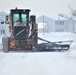 Contractors clear snow at Fort McCoy