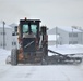 Contractors clear snow at Fort McCoy