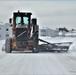Contractors clear snow at Fort McCoy