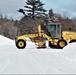 Contractors clear snow at Fort McCoy