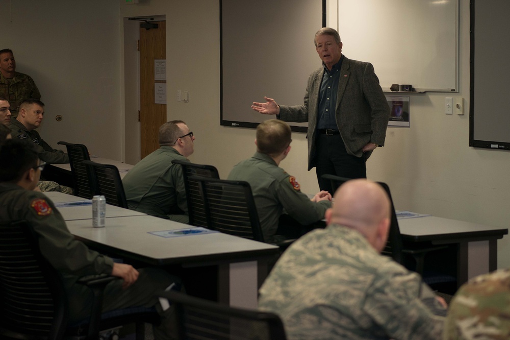 Retired Chief Master Sergeant of the Air Force Rodney J. McKinley visit