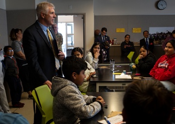 Sen. Tom Umberg visits STARBASE Los Alamitos