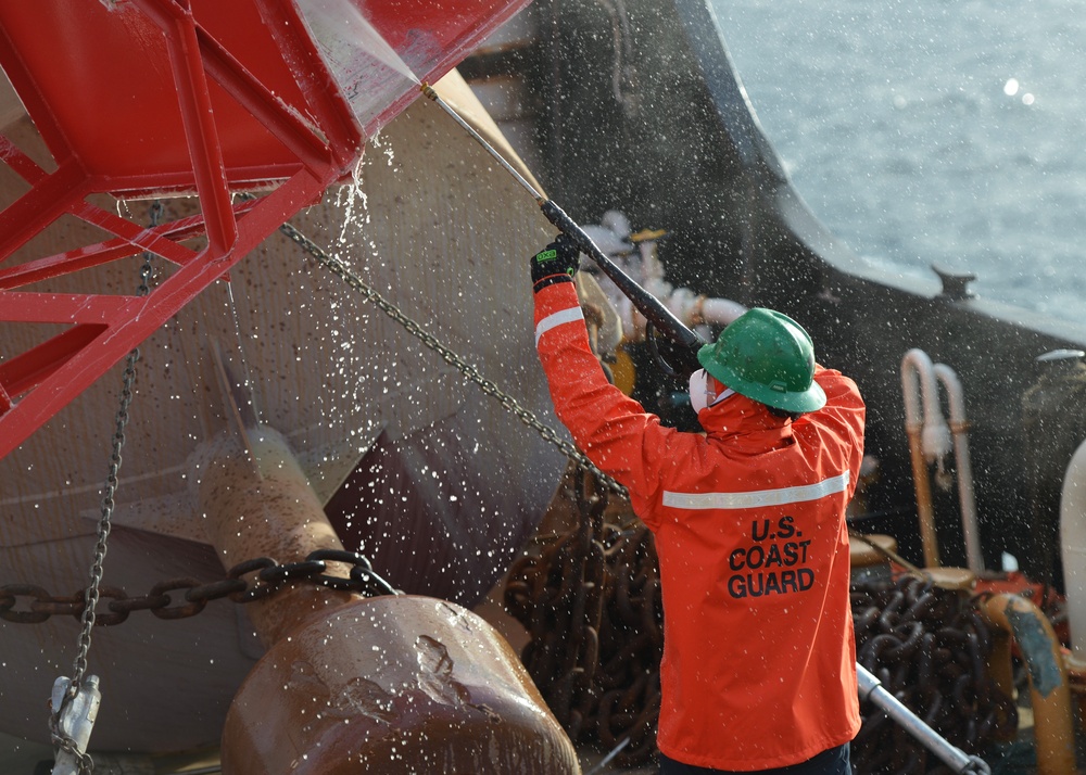 Coast Guard Cutter Walnut conducts ATON patrol