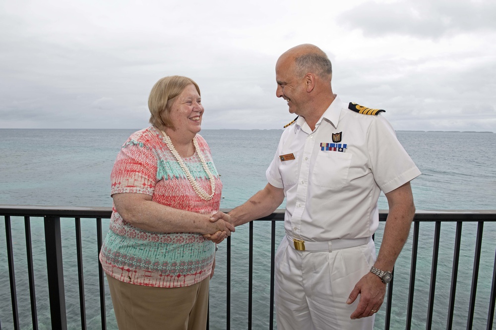 Pacific Partnership Leaders Visit with U.S. Ambassador for the Republic of the Marshall Islands