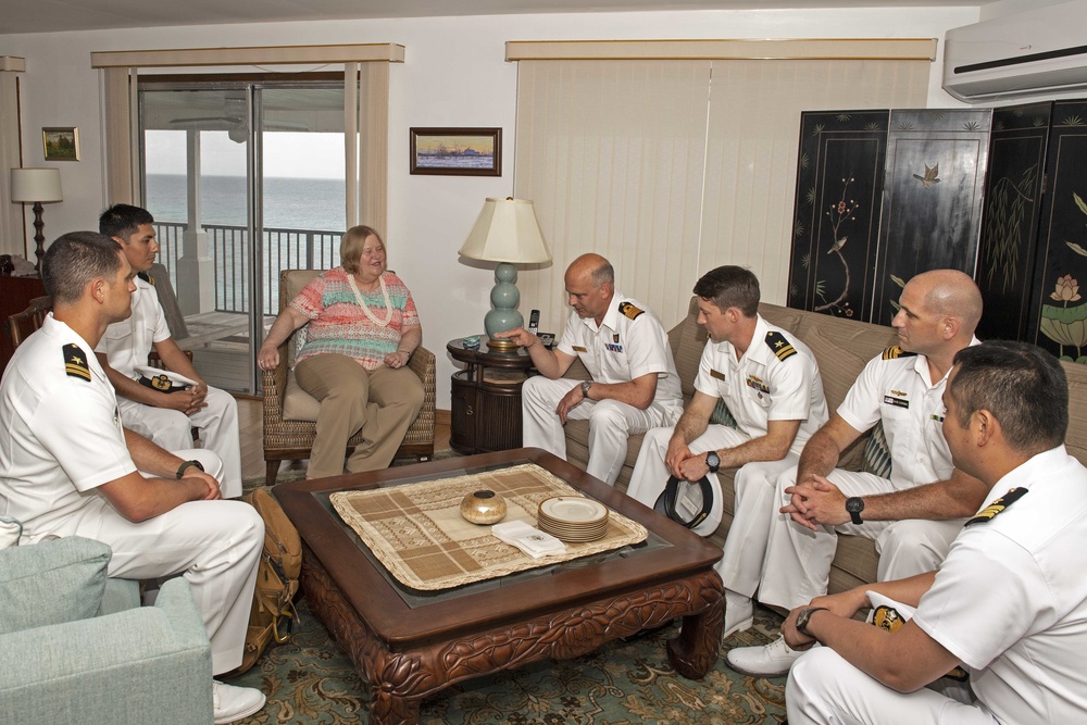 Pacific Partnership Leaders Visit with U.S. Ambassador for the Republic of the Marshall Islands