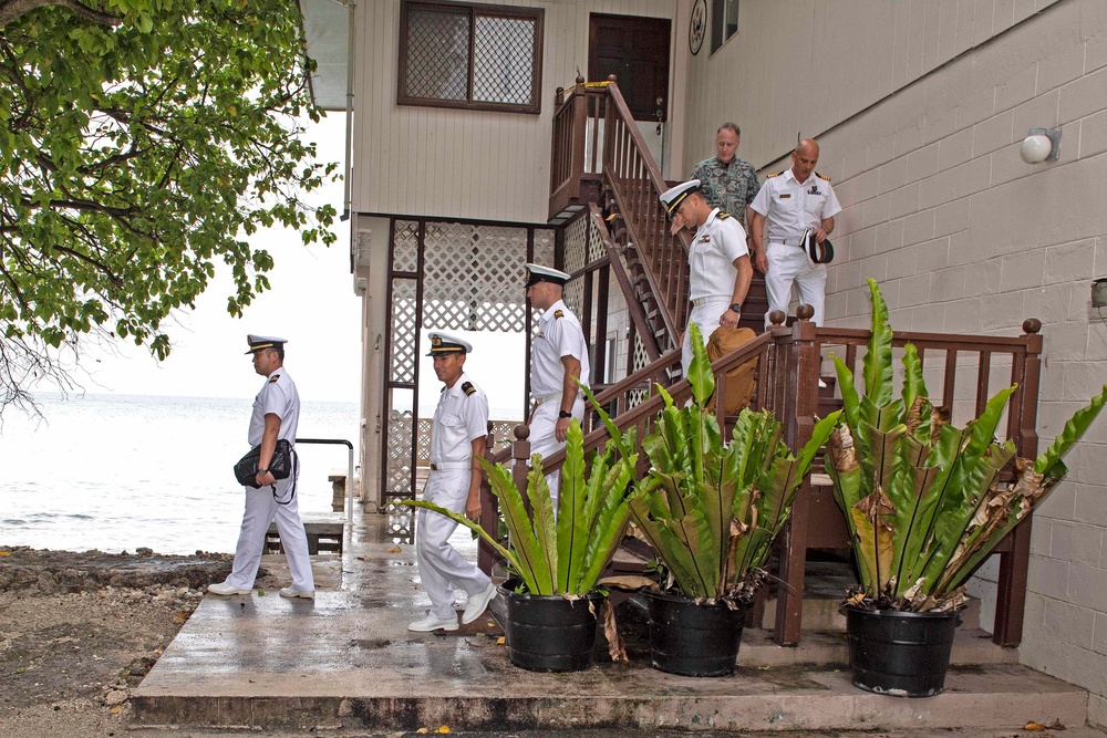 Pacific Partnership Leaders Visit with U.S. Ambassador for the Republic of the Marshall Islands