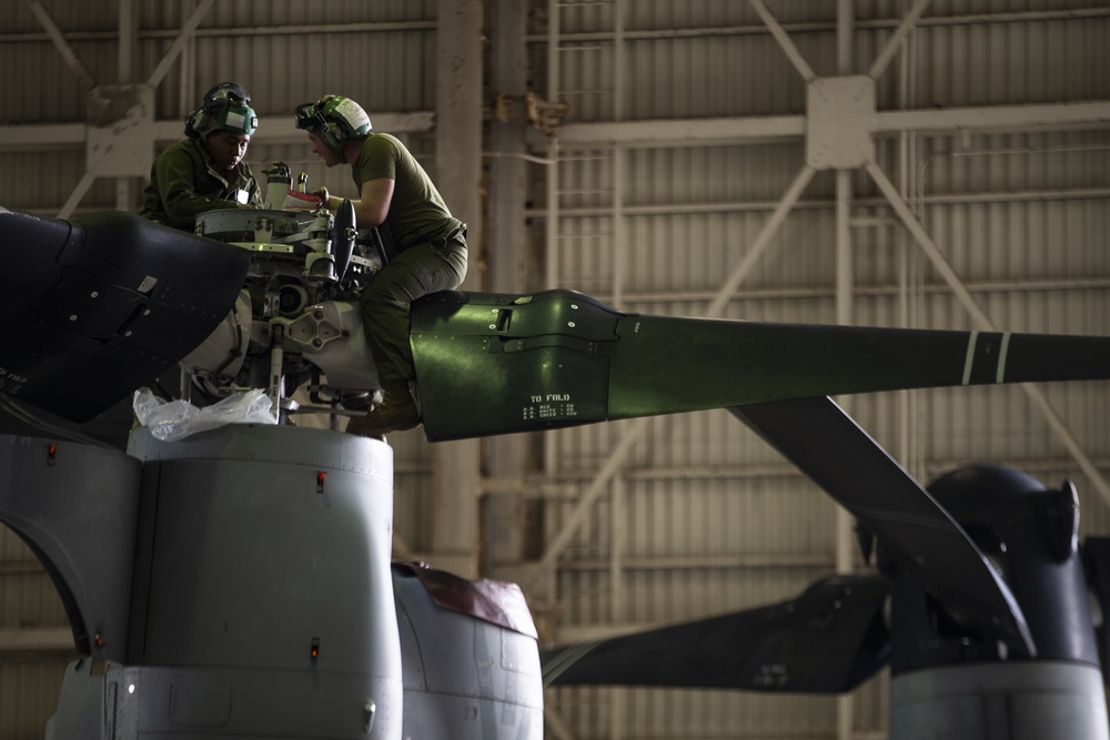 VMM-262 (Rein.) Marines keep squadron flying during EABO