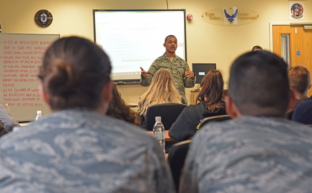 RAF Mildenhall spouses host dual-military seminar