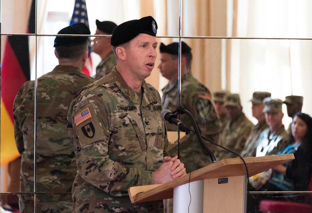 U.S. Army Health Clinic Ansbach Change of Command