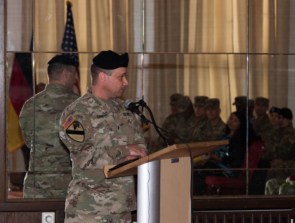 U.S. Army Health Clinic Ansbach Change of Command