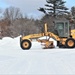 Contractors clear snow at Fort McCoy