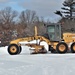 Contractors clear snow at Fort McCoy