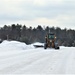 Contractors clear snow at Fort McCoy
