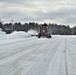Contractors clear snow at Fort McCoy