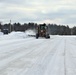 Contractors clear snow at Fort McCoy