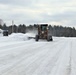 Contractors clear snow at Fort McCoy