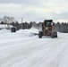 Contractors clear snow at Fort McCoy