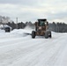 Contractors clear snow at Fort McCoy