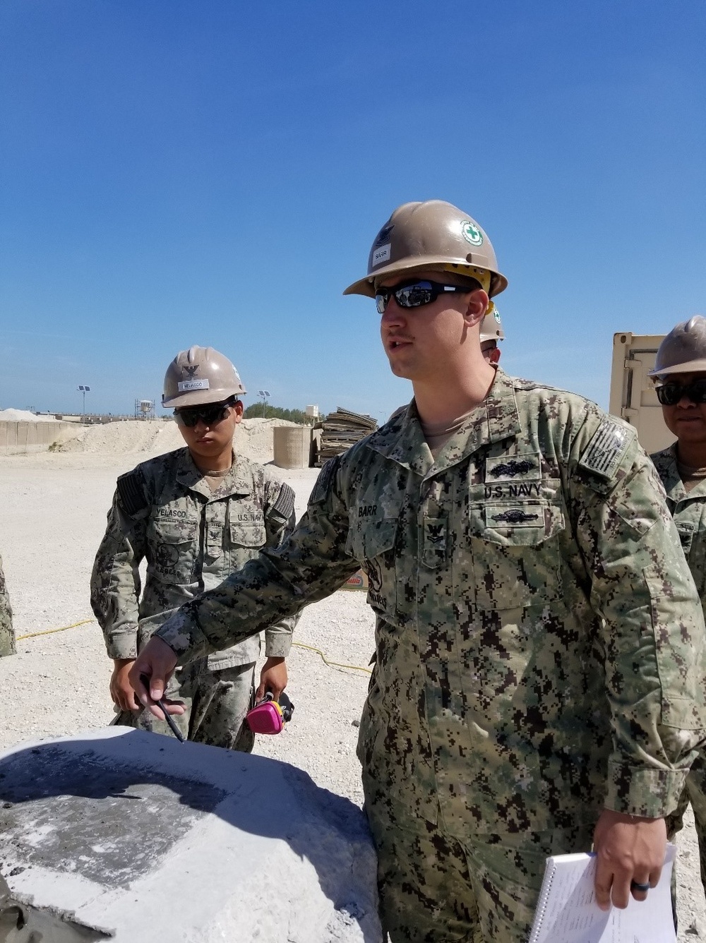 Naval Mobile Construction Battalion (NMCB) 133 conducts airfield damage repair (ADR) training.