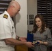 Pacific Partnership 2019 Mission Commander, Capt. Randy Van Rossum Presents Gift to Tacloban Mayor Cristina Gonzales-Romualdez
