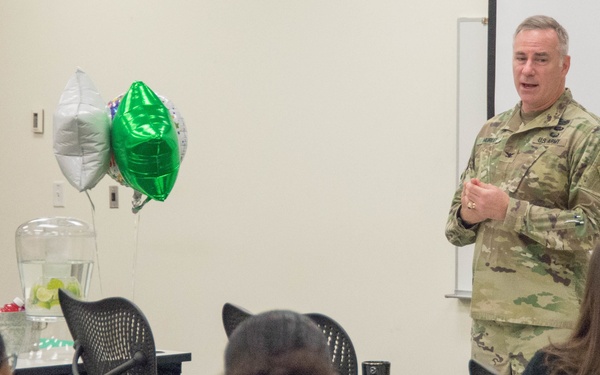 Another cup o’ joe – HNC’s Resource Management office hosts commander’s coffee