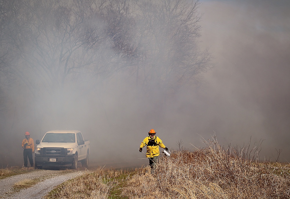 Tulsa District conducts prescribed fire training