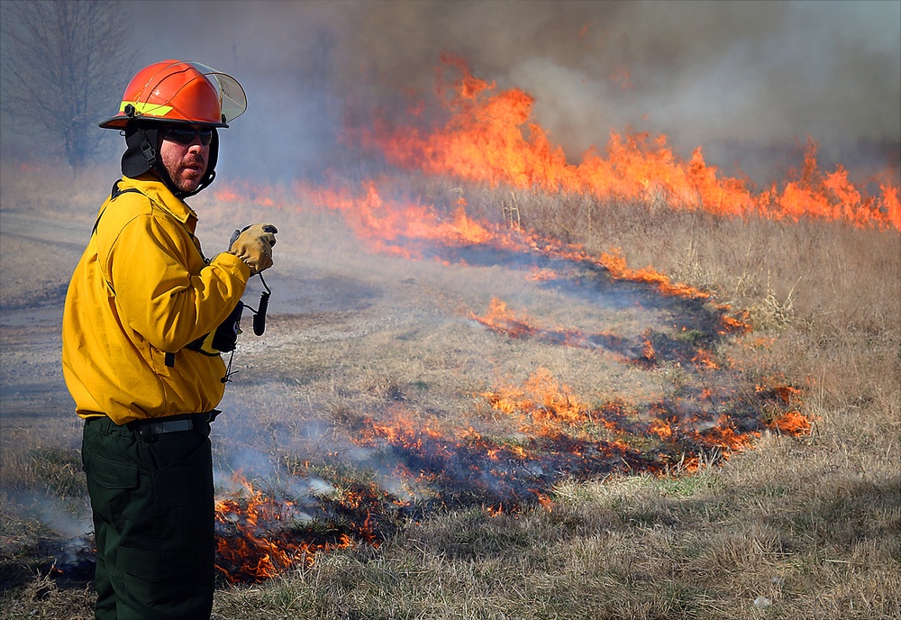 Tulsa District conducts prescribed fire training