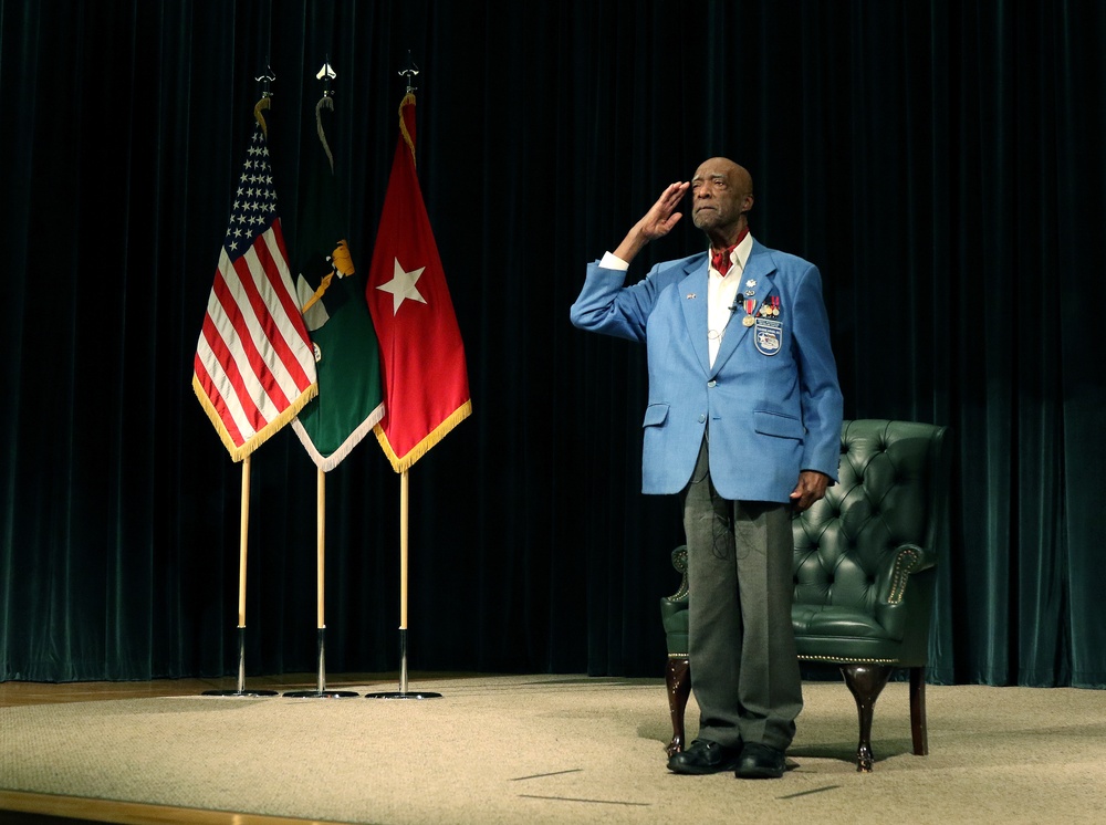 Tuskegee Airman Speaks At Black History Observance