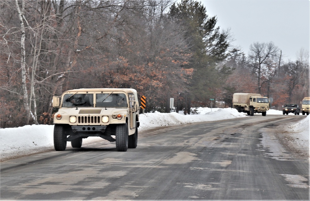 379th Chemical Company trains at Fort McCoy in early March 2019