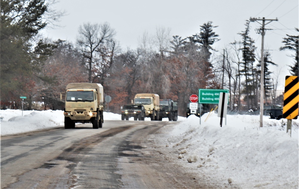 379th Chemical Company trains at Fort McCoy in early March 2019